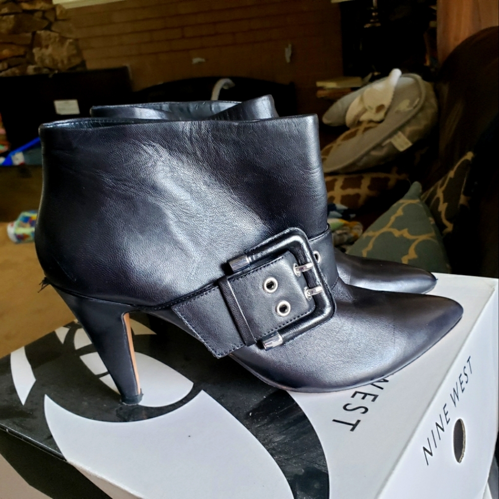 Nine West Leather Booties